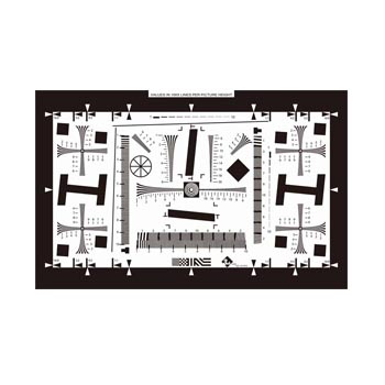 ISO12233分辨率測試卡(標(biāo)準型)